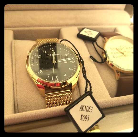 Two Case Gold trim watch